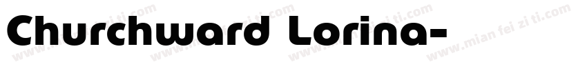 Churchward Lorina字体转换